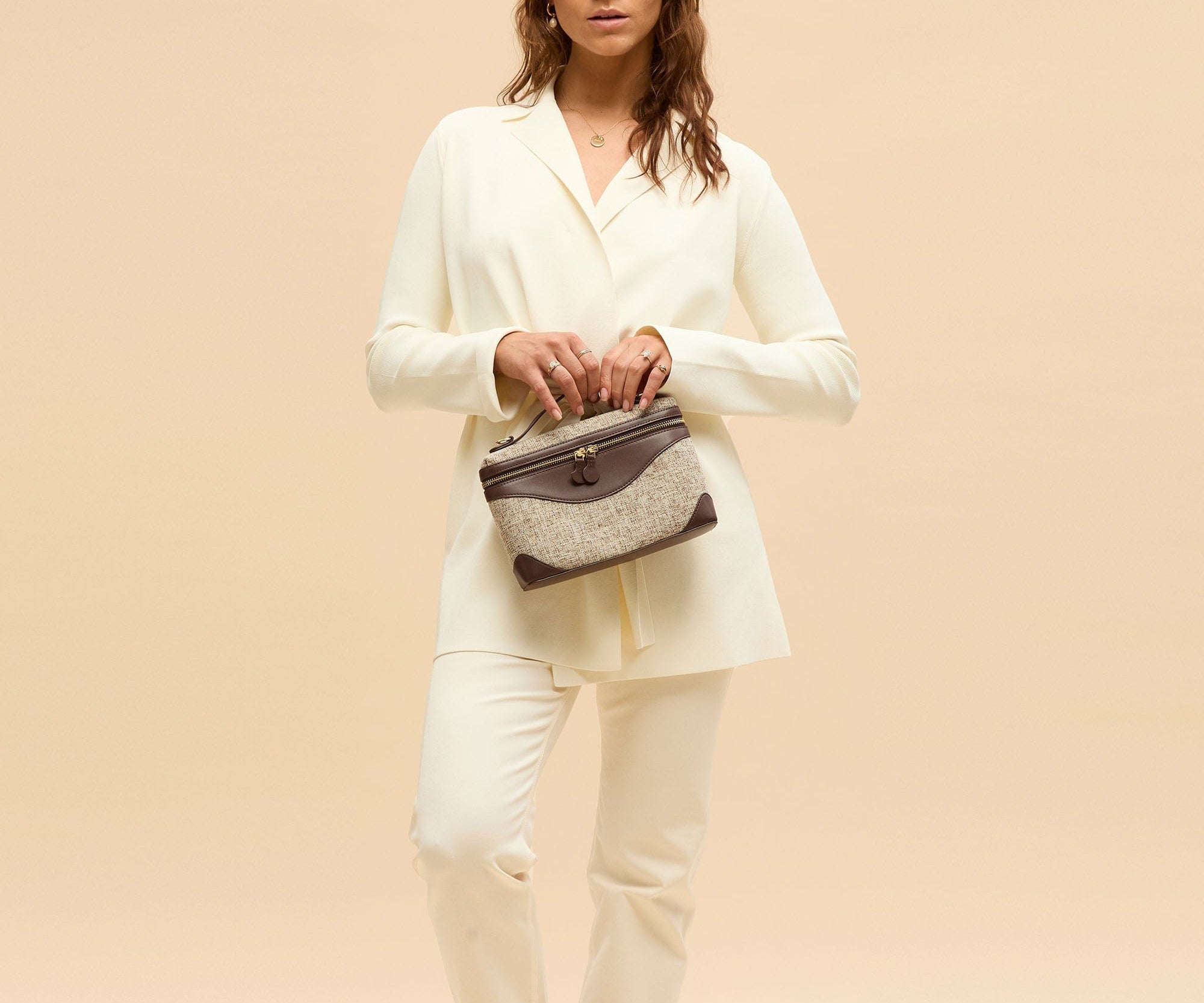 OLEADA NYC Leather Handbag > Women Work Bag > Top Handle Bag > Shoulder Bag > Mini Bag Mini Anchor Bag