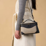 OLEADA NYC Leather Handbag > Women Work Bag > Top Handle Bag > Shoulder Bag > Mini Bag Mini Anchor Bag