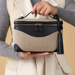 OLEADA NYC Leather Handbag > Women Work Bag > Top Handle Bag > Shoulder Bag > Mini Bag Mini Anchor Bag