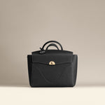 OLEADA NYC Leather Women Work Bag > Convertible To Business Backpack Bag > 13 Inch Laptop Bag > Crossbody Shoulder Bag > Luxury Travel Backpack Color_Caviar(MM Version) Wavia Bag