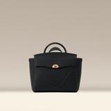 OLEADA NYC Leather Women Work Bag > Convertible To Business Backpack Bag > 13 Inch Laptop Bag > Crossbody Shoulder Bag > Luxury Travel Backpack Color_Caviar Wavia Bag