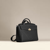 OLEADA NYC Leather Women Work Bag > Convertible To Business Backpack Bag > 13 Inch Laptop Bag > Crossbody Shoulder Bag > Luxury Travel Backpack Wavia Bag
