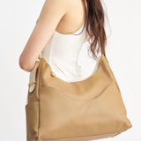 OLEADA NYC Mini Hobo Bag > Women Leather Bag For All Occasions > multiple interior and exterior pockets with a laptop compartment > 13 inch laptop bag > convertible to shoulder bag Reverie Hobo