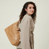 OLEADA NYC Mini Hobo Bag > Women Leather Bag For All Occasions > multiple interior and exterior pockets with a laptop compartment > 13 inch laptop bag > convertible to shoulder bag Reverie Hobo