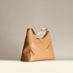 OLEADA NYC Mini Hobo Bag > Women Leather Bag For All Occasions > multiple interior and exterior pockets with a laptop compartment > 13 inch laptop bag > convertible to shoulder bag Reverie Hobo