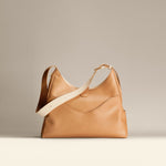 OLEADA NYC Mini Hobo Bag > Women Leather Bag For All Occasions > multiple interior and exterior pockets with a laptop compartment > 13 inch laptop bag > convertible to shoulder bag Reverie Hobo