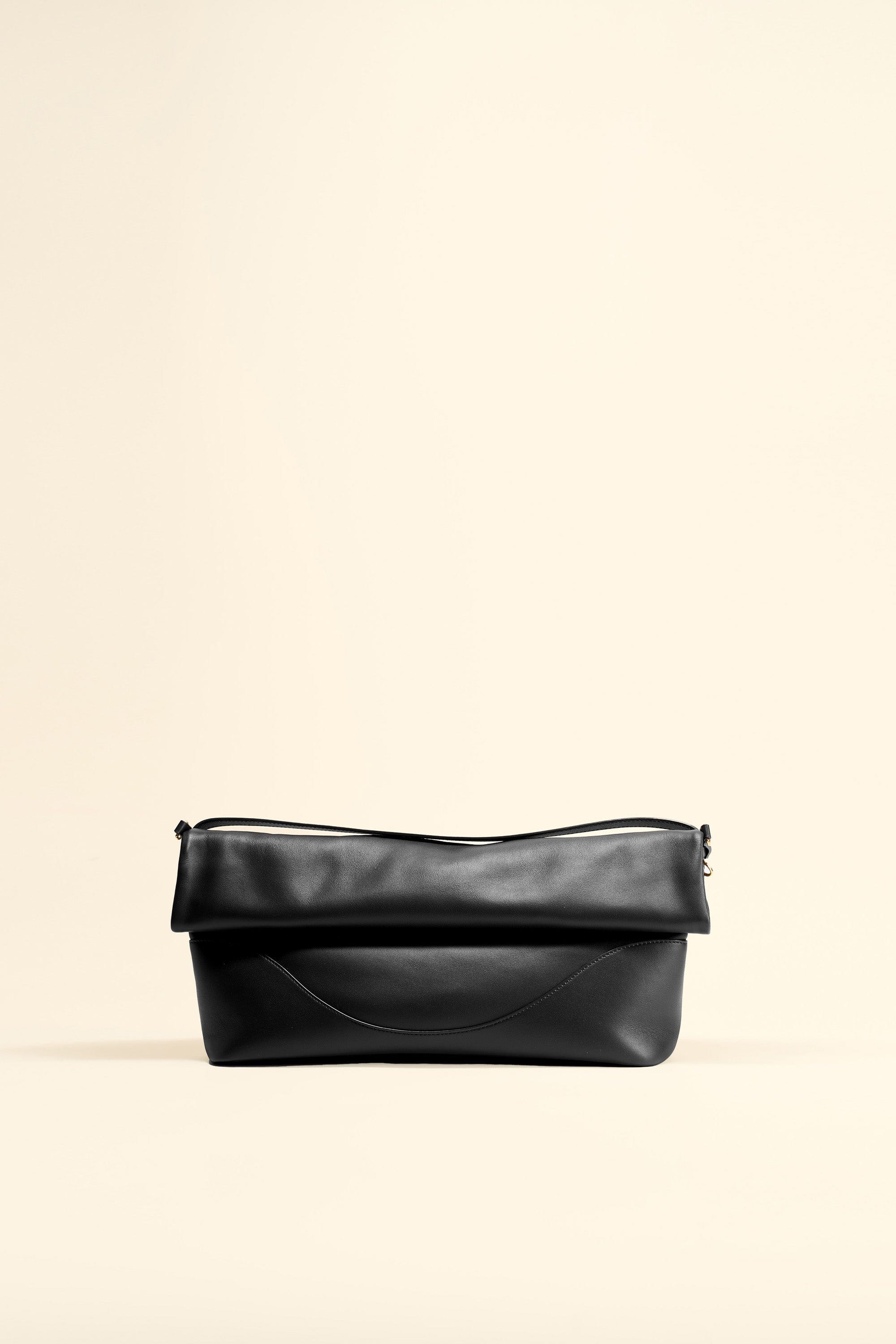 OLEADA NYC Shoulder Bag > Leather Shoulder Bag For Women > Leather Handbag > Convertible To Handbag > Fits 14" laptop> Marina Foldover Bag