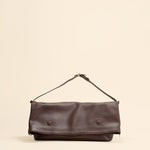 OLEADA NYC Shoulder Bag > Leather Shoulder Bag For Women > Leather Handbag > Convertible To Handbag > Fits 14" laptop> Marina Foldover Bag