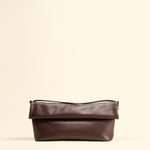 OLEADA NYC Shoulder Bag > Leather Shoulder Bag For Women > Leather Handbag > Convertible To Handbag > Fits 14" laptop> Marina Foldover Bag