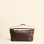 OLEADA NYC Shoulder Bag > Leather Shoulder Bag For Women > Leather Handbag > Convertible To Handbag > Fits 14" laptop> Marina Foldover Bag