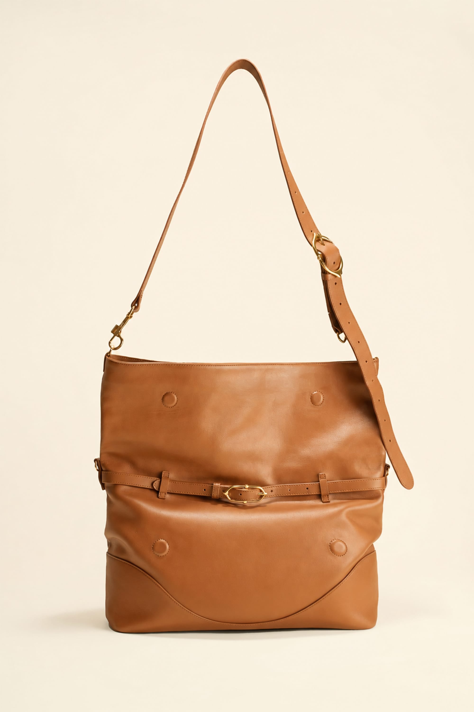 OLEADA NYC Shoulder Bag > Leather Shoulder Bag For Women > Leather Handbag > Convertible To Handbag > Fits 14" laptop> Marina Foldover Bag