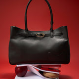 OLEADA NYC Tote Bag > Leather Tote Bag For Women > Mini Handbag > Convertible To Shoulder Bag > Fits 14" laptop> Marina Tote