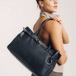 OLEADA NYC Tote Bag > Leather Tote Bag For Women > Mini Handbag > Convertible To Shoulder Bag > Fits 14" laptop> Marina Tote