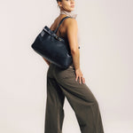 OLEADA NYC Tote Bag > Leather Tote Bag For Women > Mini Handbag > Convertible To Shoulder Bag > Fits 14" laptop> Marina Tote
