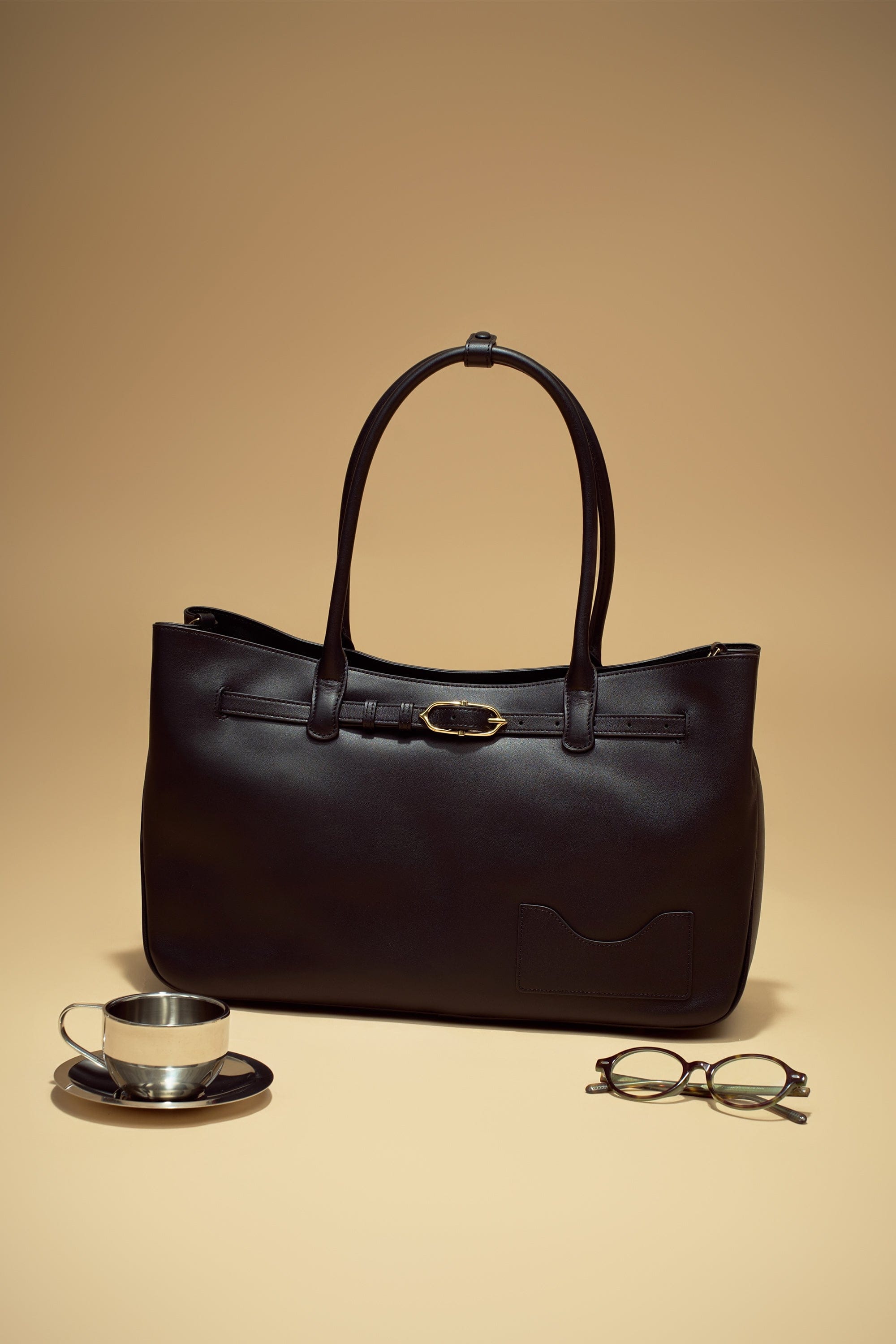 OLEADA NYC Tote Bag > Leather Tote Bag For Women > Mini Handbag > Convertible To Shoulder Bag > Fits 14" laptop> Marina Tote
