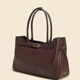 OLEADA NYC Tote Bag > Leather Tote Bag For Women > Mini Handbag > Convertible To Shoulder Bag > Fits 14" laptop> Marina Tote