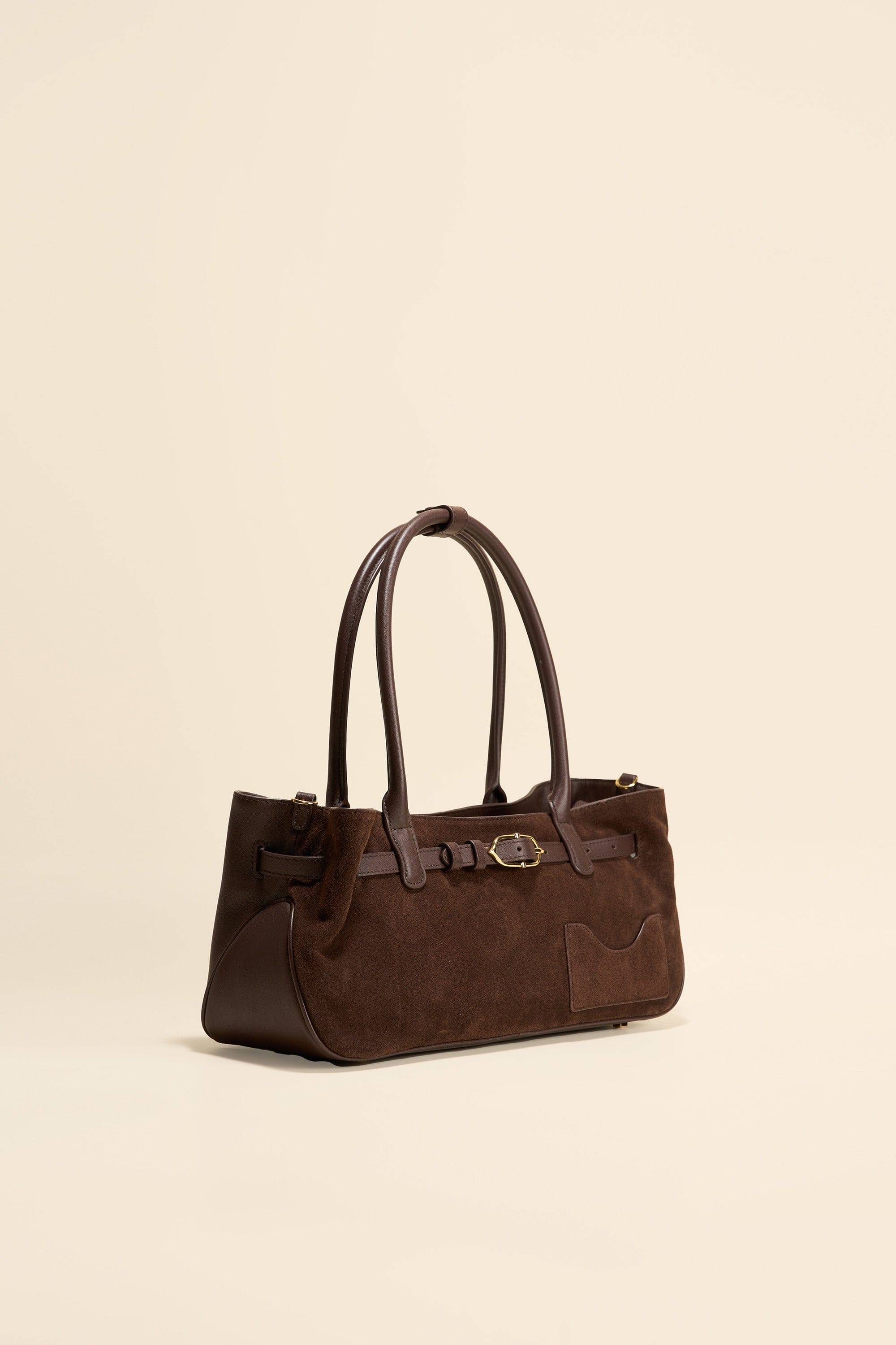 OLEADA NYC Tote Bag > Leather Tote Bag For Women > Mini Handbag > Convertible To Shoulder Bag > Fits iPad> Color_Mocha Mini Marina Tote