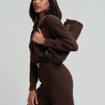 OLEADA NYC Tote Bag > Leather Tote Bag For Women > Mini Handbag > Convertible To Shoulder Bag > Fits iPad> Color_Mocha Mini Marina Tote