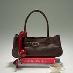 OLEADA NYC Tote Bag > Leather Tote Bag For Women > Mini Handbag > Convertible To Shoulder Bag > Fits iPad> Mini Marina Tote