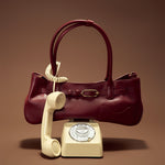 OLEADA NYC Tote Bag > Leather Tote Bag For Women > Mini Handbag > Convertible To Shoulder Bag > Fits iPad> Mini Marina Tote