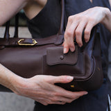 OLEADA NYC Tote Bag > Leather Tote Bag For Women > Mini Handbag > Convertible To Shoulder Bag > Fits iPad> Mini Marina Tote