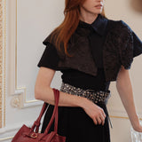 OLEADA NYC Tote Bag > Leather Tote Bag For Women > Mini Handbag > Convertible To Shoulder Bag > Fits iPad> Mini Marina Tote