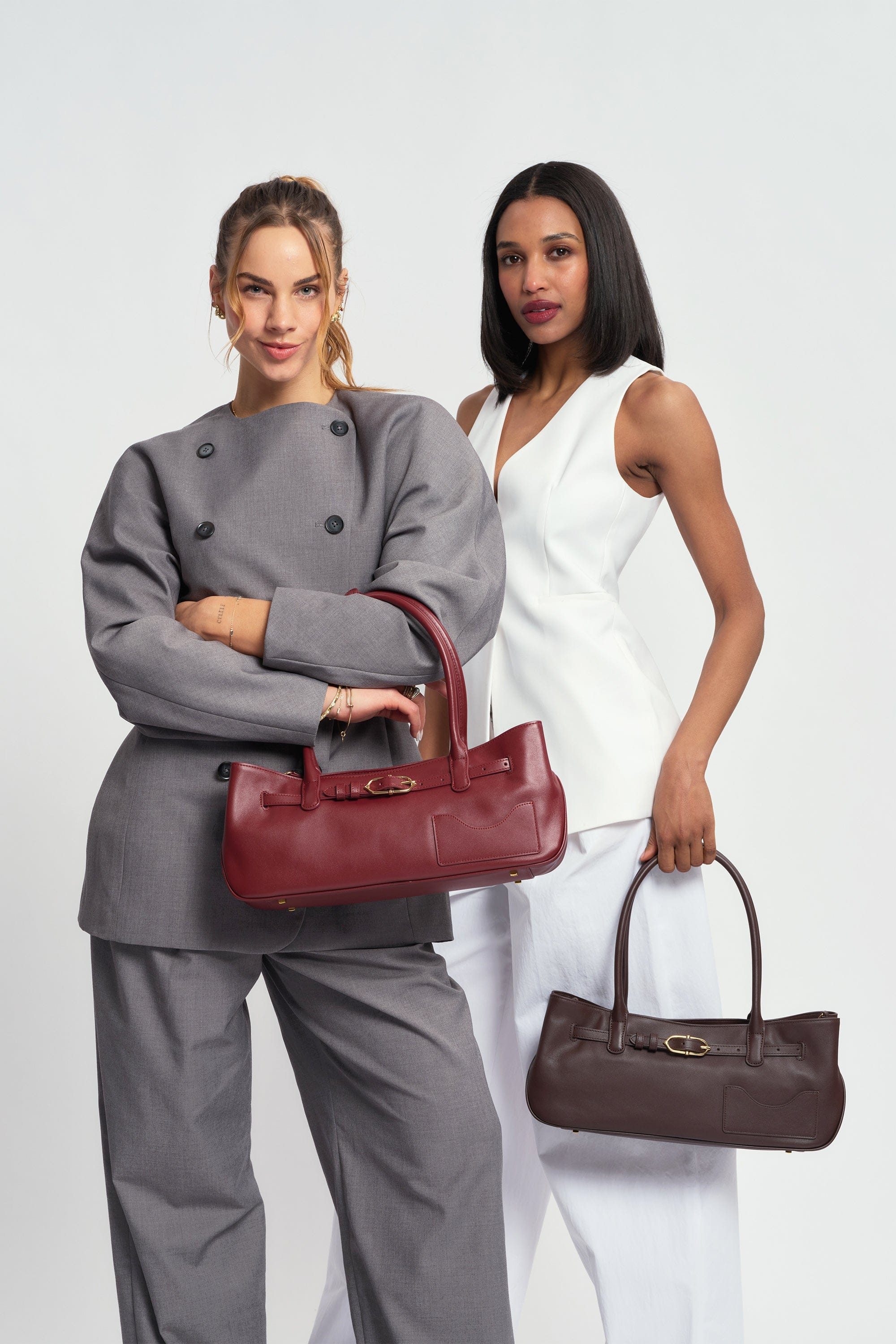 OLEADA NYC Tote Bag > Leather Tote Bag For Women > Mini Handbag > Convertible To Shoulder Bag > Fits iPad> Mini Marina Tote