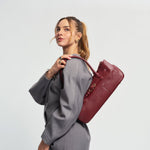 OLEADA NYC Tote Bag > Leather Tote Bag For Women > Mini Handbag > Convertible To Shoulder Bag > Fits iPad> Mini Marina Tote
