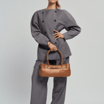 OLEADA NYC Tote Bag > Leather Tote Bag For Women > Mini Handbag > Convertible To Shoulder Bag > Fits iPad> Mini Marina Tote