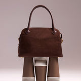 OLEADA NYC Women Work Bag > Eco-Suede Bag > Top Handle Handbag > Mini Business Satchel > Fits iPad Mini> Mini Coast Portfolio Satchel