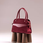 OLEADA NYC Women Work Bag > Eco-Suede Bag > Top Handle Handbag > Mini Business Satchel > Fits iPad Mini> Mini Coast Portfolio Satchel