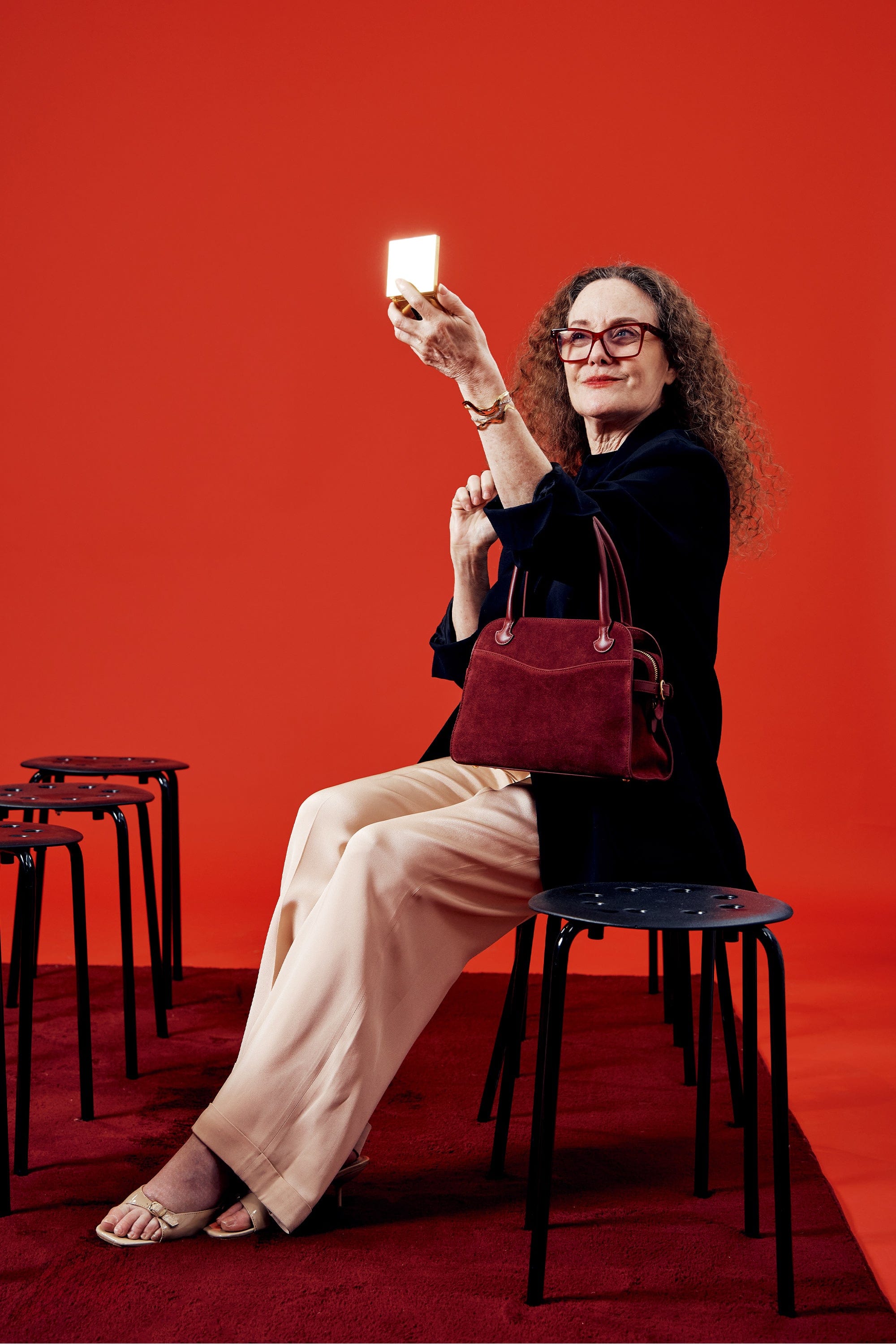 OLEADA NYC Women Work Bag > Eco-Suede Bag > Top Handle Handbag > Mini Business Satchel > Fits iPad Mini> Mini Coast Portfolio Satchel