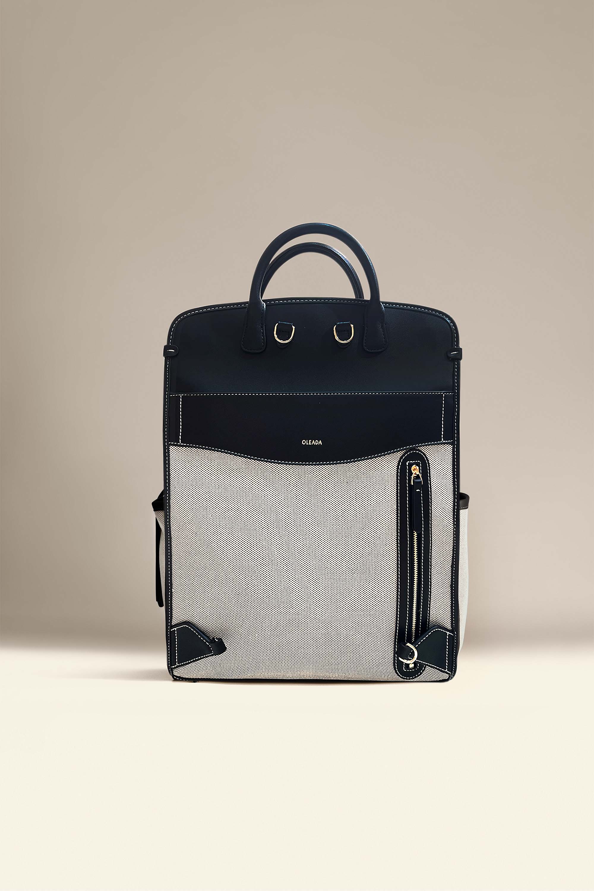 OLEADA NYC Women Work Bag > Leather Bag > Business Travel Backpack > Fits Up To 14'' Laptops Coast Backpack