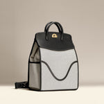 OLEADA NYC Women Work Bag > Leather Bag > Business Travel Backpack > Fits Up To 14'' Laptops Color_Marble Coast Backpack