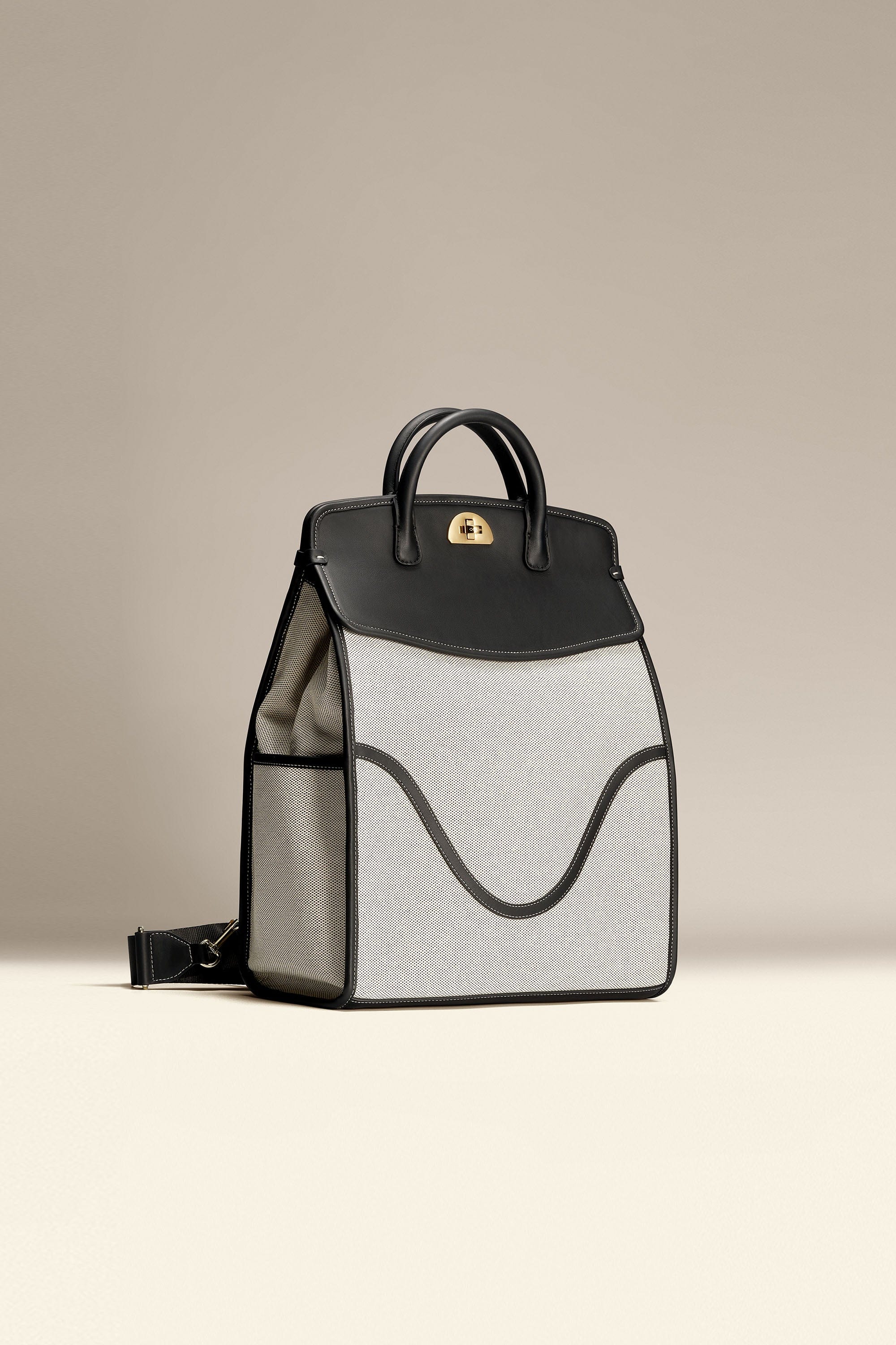 OLEADA NYC Women Work Bag > Leather Bag > Business Travel Backpack > Fits Up To 14'' Laptops Color_Marble Coast Backpack