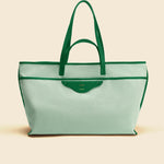 OLEADA NYC Women Work Bag > Leather Bag > Business Travel Beach Bags> Fits Up To 16'' Laptops Color_Sereia Coast Beach Tote