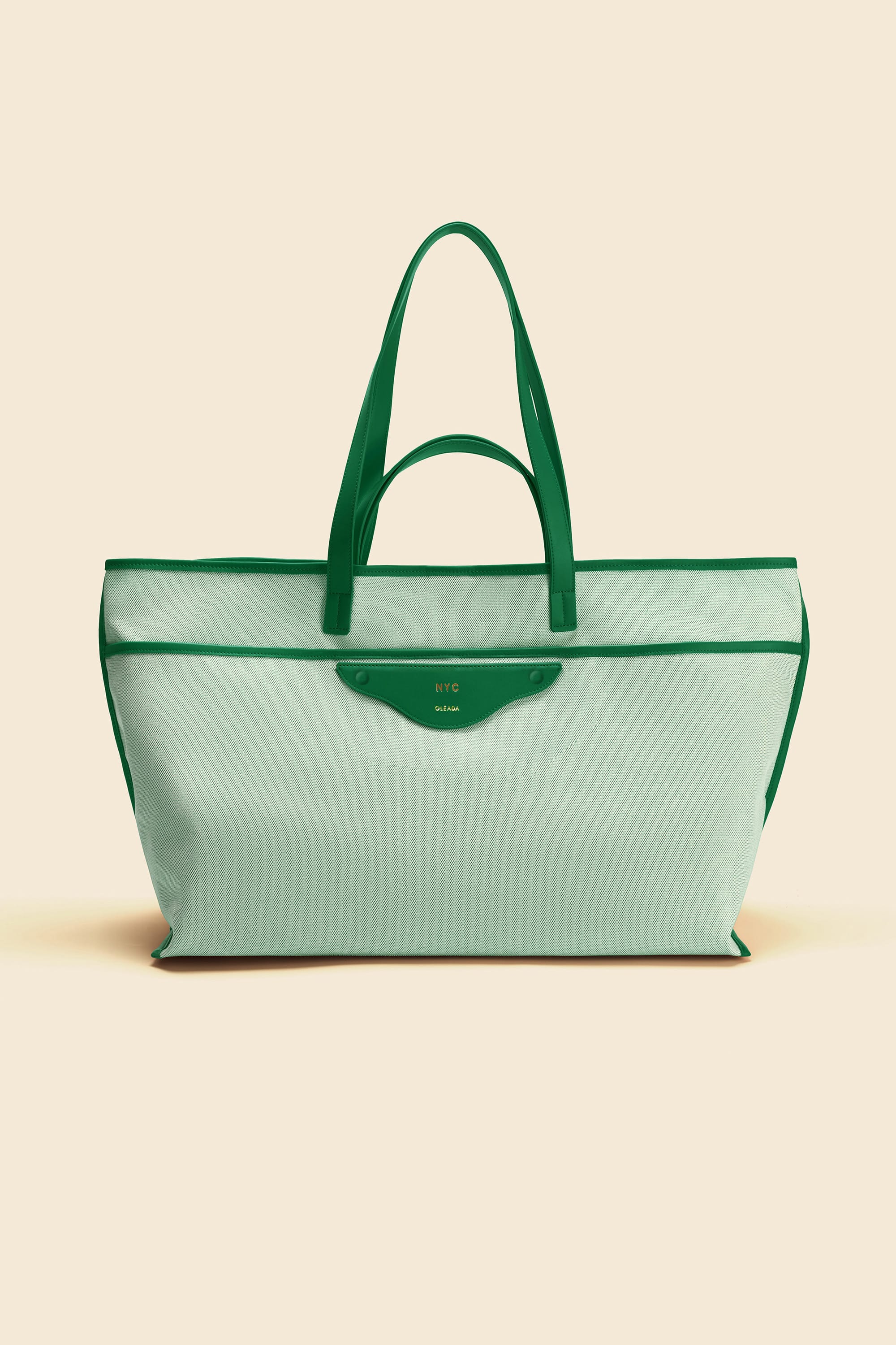 OLEADA NYC Women Work Bag > Leather Bag > Business Travel Beach Bags> Fits Up To 16'' Laptops Color_Sereia Coast Beach Tote