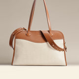 OLEADA NYC Women Work Bag > Leather Bag > Top Handle Handbag > Large Business Satchel > Fits Up To 16'' Laptops> Coast Portfolio Satchel