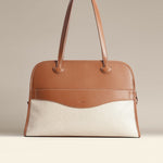 OLEADA NYC Women Work Bag > Leather Bag > Top Handle Handbag > Large Business Satchel > Fits Up To 16'' Laptops> Coast Portfolio Satchel