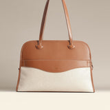 OLEADA NYC Women Work Bag > Leather Bag > Top Handle Handbag > Large Business Satchel > Fits Up To 16'' Laptops> Coast Portfolio Satchel