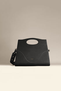 OLEADA NYC Women Work Leather Bag > Business Laptop Briefcase > 14 Inch Laptop Bag > Bag With Top Handle > Spacious Compartments Color_Caviar Captain Briefcase