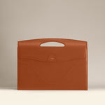 OLEADA NYC Women Work Leather Bag > Business Laptop Sleeve > 16 Inch Laptop Bag > Portable Laptop Briefcase > MacBook Pro Laptop Sleeve Color_Chestnut Captain Sleeve Suite Plus