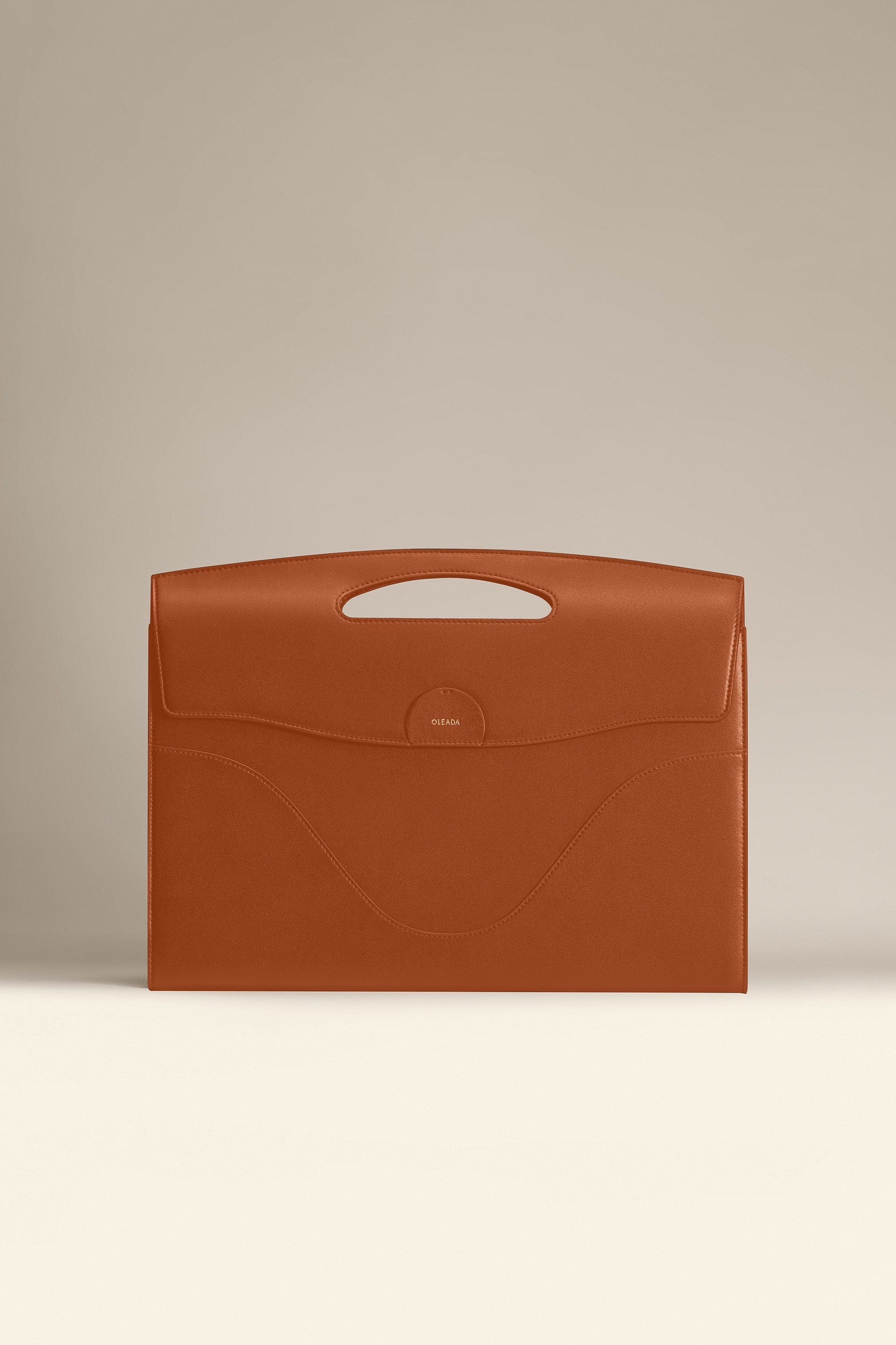 OLEADA NYC Women Work Leather Bag > Business Laptop Sleeve > 16 Inch Laptop Bag > Portable Laptop Briefcase > MacBook Pro Laptop Sleeve Color_Chestnut Captain Sleeve Suite Plus