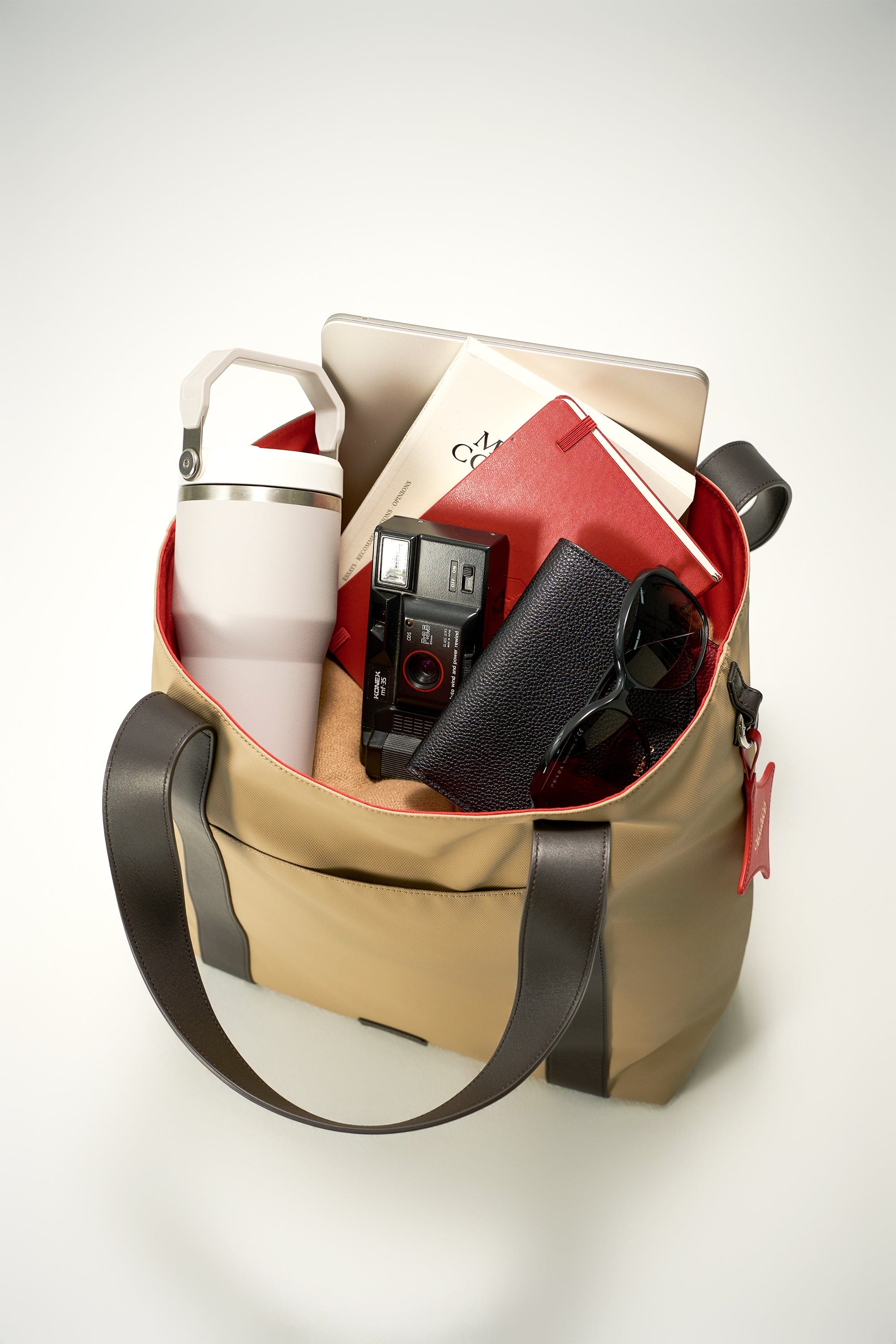 OLEADA NYC Work Tote Bag > Leather Work Tote For Women > Large Capacity Bag > 16 Inch Laptop Bag > Convertible To Shoulder Bag AnyWear Tech Tote