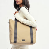 OLEADA NYC Work Tote Bag > Leather Work Tote For Women > Large Capacity Bag > 16 Inch Laptop Bag > Convertible To Shoulder Bag AnyWear Tech Tote