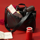 OLEADA NYC Work Tote Bag > Leather Work Tote For Women > Large Capacity Bag > 16 Inch Laptop Bag > Convertible To Shoulder Bag Reverie Tote