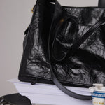 OLEADA NYC Work Tote Bag > Leather Work Tote For Women > Large Capacity Bag > 16 Inch Laptop Bag > Convertible To Shoulder Bag Reverie Tote