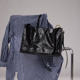 OLEADA NYC Work Tote Bag > Leather Work Tote For Women > Large Capacity Bag > 16 Inch Laptop Bag > Convertible To Shoulder Bag Reverie Tote