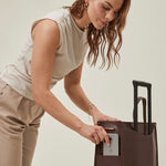 OLEADA NYC Work Tote Bag > Leather Work Tote For Women > Large Capacity Bag > 16 Inch Laptop Bag > Convertible To Shoulder Bag Reverie Tote